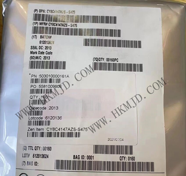 供應32位單片機 CY8C4147AZS-S475 汽車，AEC-Q100，PSOC? 4 CY8C4100S Plus 微控制器 IC