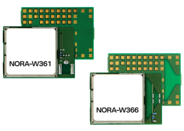 u-blox發(fā)布新款雙頻Wi-Fi藍(lán)牙LE模塊：NORA-W361-00B、NORA-W366-00B
