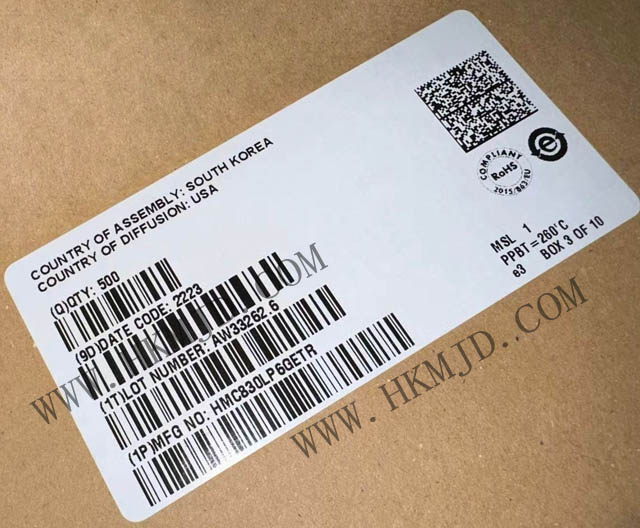 HMC830LP6GETR 一款低噪聲、寬帶、分?jǐn)?shù)-N 鎖相環(huán) (PLL)
