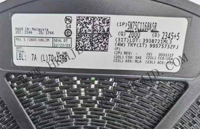 供應 [TI] RS-422 接口 IC：SN75C1168NSR 雙路差分驅(qū)動器和接收器