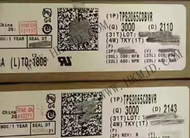 明佳達電子 —— 供應(yīng) [TI] TPS2065CDBVR 電源開關(guān) IC - 限流，配電開關(guān)