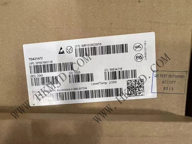 DC/DC開關轉(zhuǎn)換器Infineon TDA21472 70A、1.5MHz 開關頻率