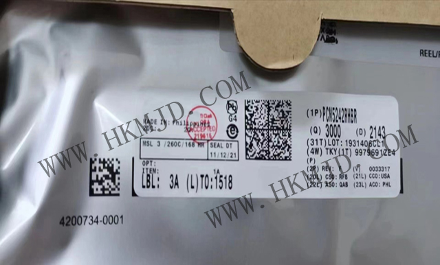 PCM5242RHBR (TI) 4.2VRMS DirectPath?、32 位、384kHz、114dB 音頻立體聲 DAC