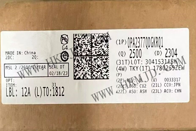 汽車放大器_OPA2377QDGKRQ1_軌到軌輸入/輸出、低噪聲、5MHz CMOS 運(yùn)算放大器
