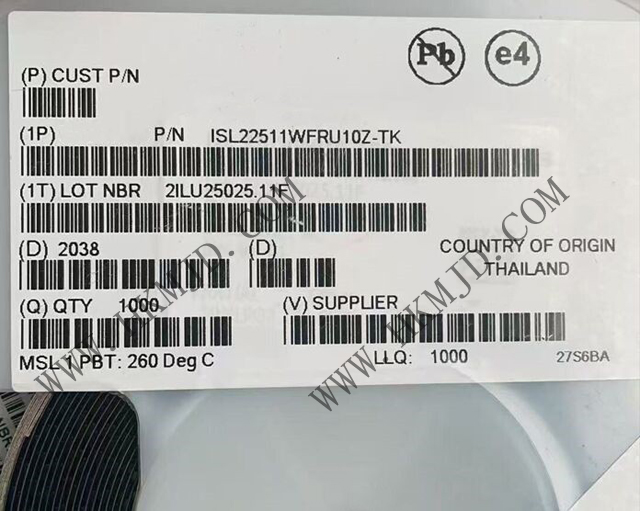 明佳達供應(yīng)Renesas（ISL22511WFRU10Z）XDCP? 數(shù)字電位計，助力高性能電子設(shè)計