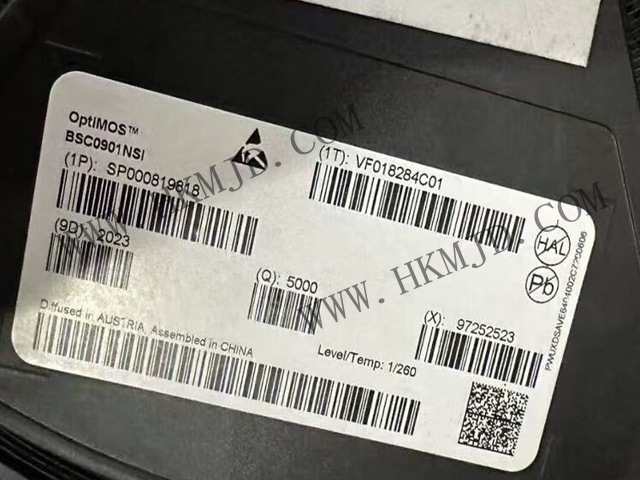 英飛凌N溝道 MOSFET_BSC0901NSI_OptiMOS? 功率 MOSFET，30V