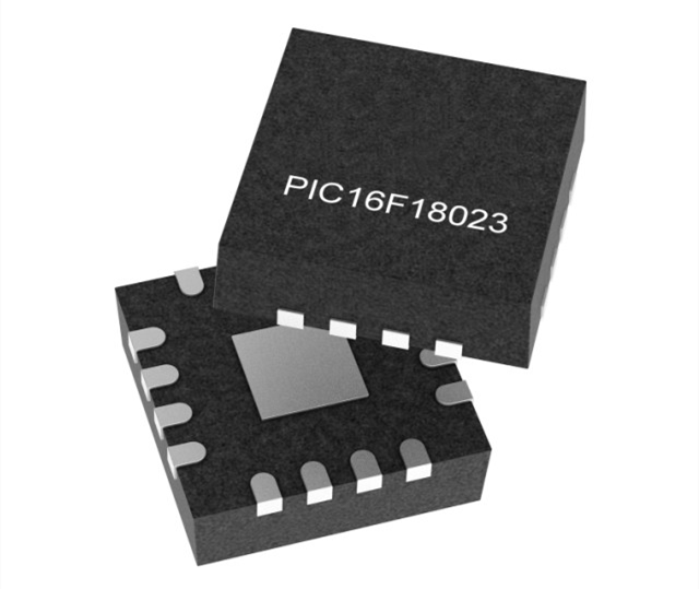 Microchip PIC16F18023-I/MG MCU：32MHz、8位PIC16F微控制器（3.5KB閃存）QFN-16
