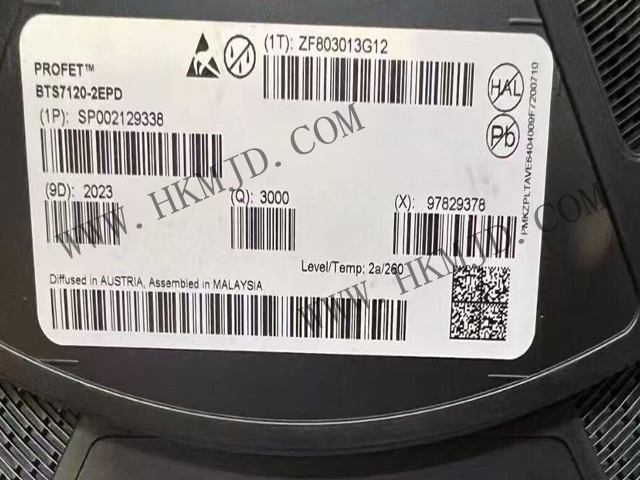 供應Infineon BTS7120-2EPD智能高側電源開關，助力汽車與工業(yè)應用升級