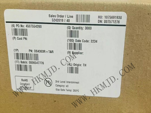 供應(yīng) Maxim DS4303R 電子可編程電壓基準(zhǔn)，適用于自動工廠校準(zhǔn)