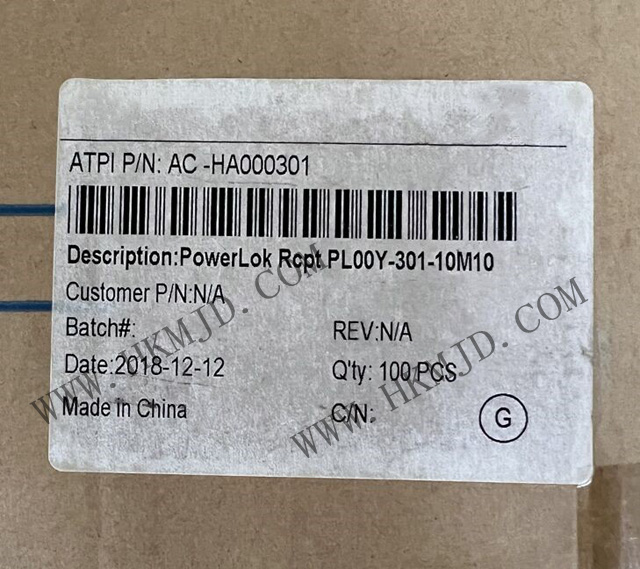 電動汽車_PL00Y-301-10M10_電動汽車連接器_10 mm PowerLok 單向插座