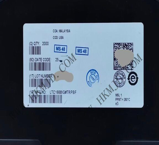 [出售] LTC1668IG (ADI) 16位，50Msps 差分電流輸出數(shù)模轉(zhuǎn)換器