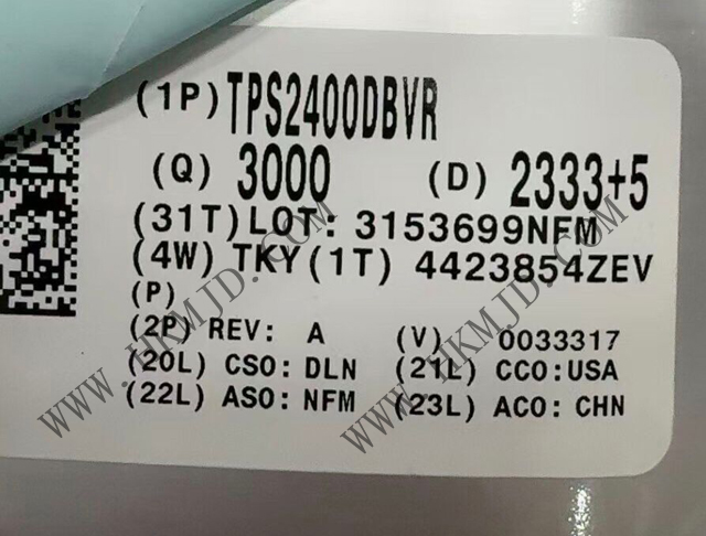 供應(yīng) TI TPS2400DBVR 5.5V過壓保護(hù)控制器，具備100V輸入瞬態(tài)保護(hù)功能